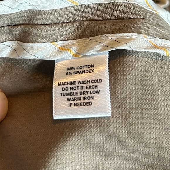 Loft dark tan jacket with front buttons and 3/4 sleeves size 8 - Picture 4 of 6